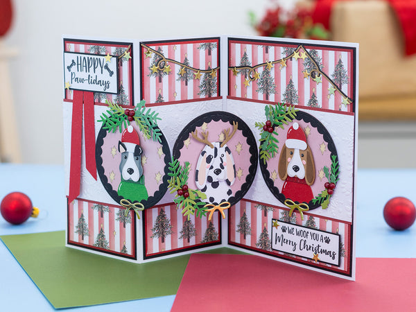 Crafter's Companion Santa Paws Metal Die - Dress Up Dog