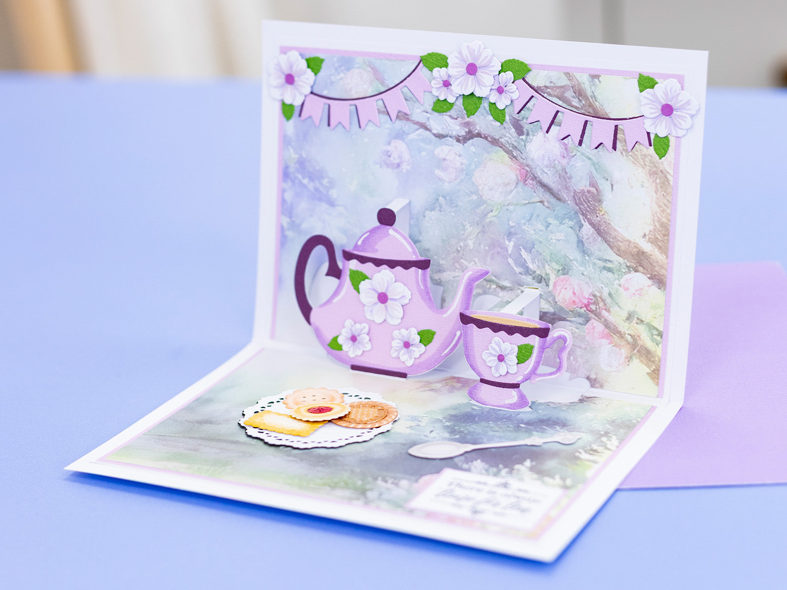 Sara Signature The Gilded Age Metal Die - Pop-up Tea Party