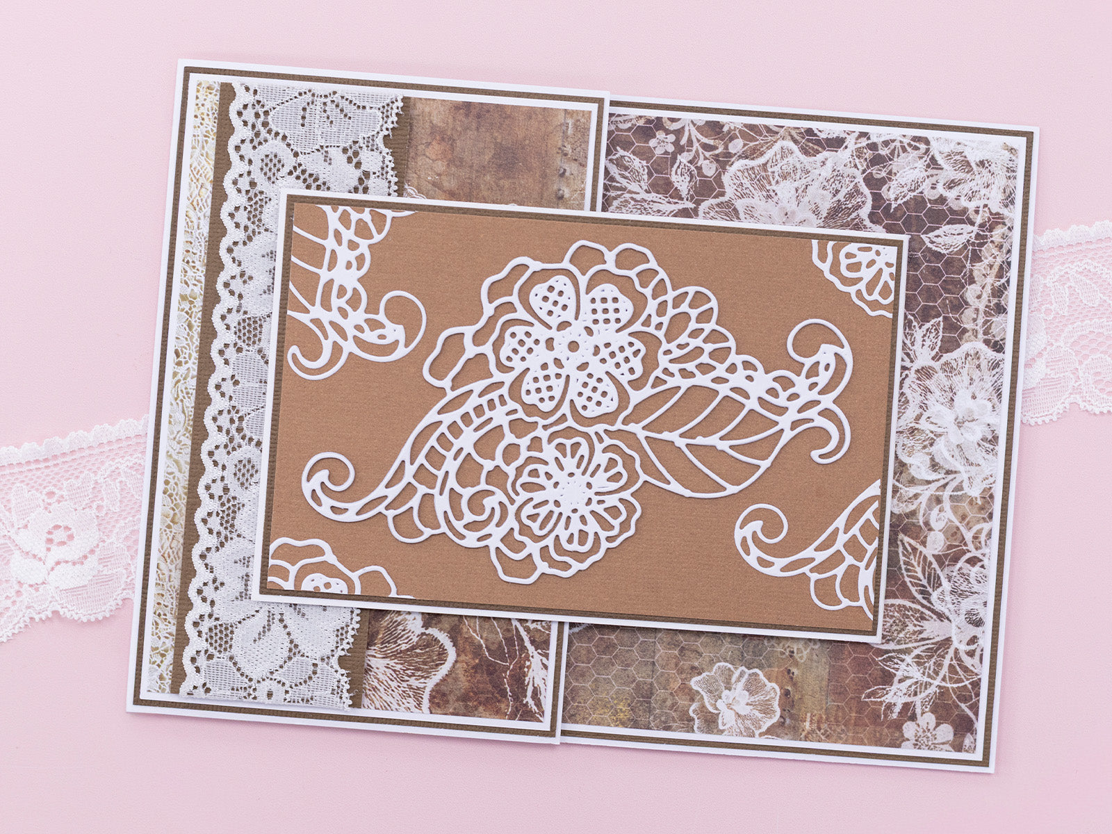 Sara Signature Antique Lace - Lace Embellishment Metal Die Set