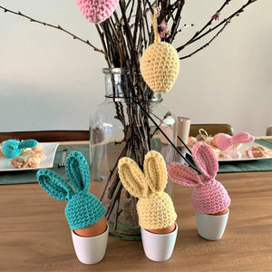 Hoooked Crochet Kit - Happy Easter Bunny Egg Warmers