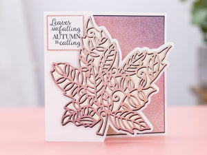Crafter's Companion 12" x 12" Ombre Glitter Pad - Warm Tones