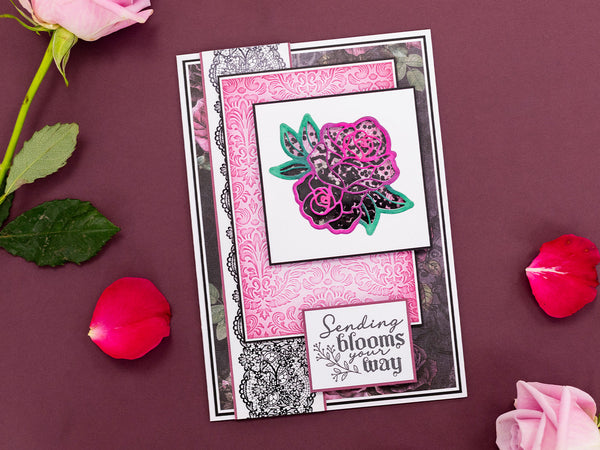 Sara Signature Thorn & Bloom - Black Glitter