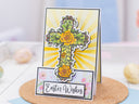 Floral Cross Stamp & Metal Die Set