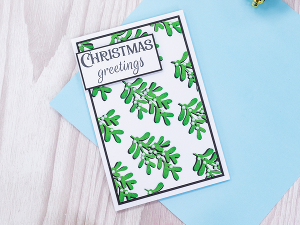 Crafters Companion Metal Die Christmas Embellishment - Mistletoe