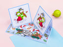 Crafter's Companion Retro Christmas Collection Stamp & Die Set - Snowpeople