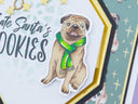 Crafter's Companion Santa Paws Stamp and Die - Pug
