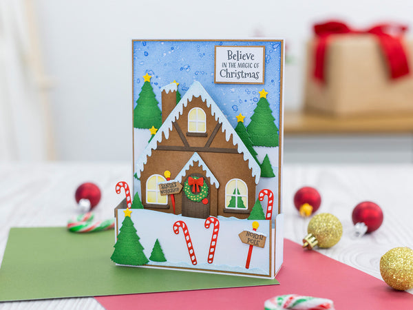 Crafter's Companion Stamp & Die - Christmas Cabin
