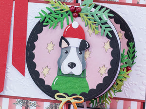 Crafter's Companion Santa Paws Metal Die - Dress Up Dog