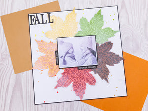 Crafter's Companion Die Set Intricate Fall Leaf