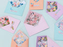Floral Stamps, Metal Dies and Envelope Liners