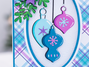 Crafters Companion Metal Die Christmas Embellishment - Baubles