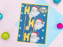 Crafter's Companion Retro Christmas Collection Luxury Linen Card - A4
