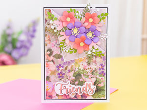 Spring Floral Print Paper Pad - 12" x 12"