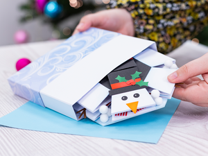 Crafter's Companion Metal Die and Template - Merry Friendsmas
