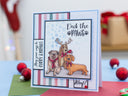 Crafter's Companion Santa Paws Stamp and Die - Beagle