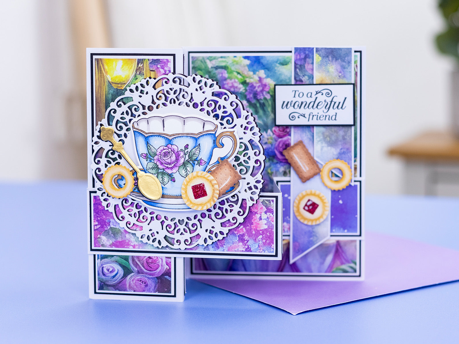 Sara Signature The Gilded Age Metal Die - Pop-up Tea Party