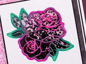 Sara Signature Thorn & Bloom - Black Glitter