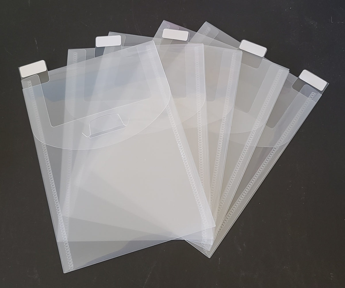 8x5 Tabbed Divider Pocket with Flap