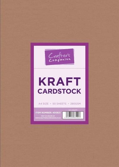 Crafter's Companion - Kraft Card 50 sheets