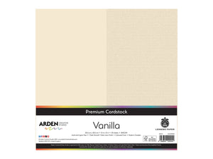 Arden Creative Studio Premium Cardstock Vanilla Cream 12" x 12" - 20 Pack