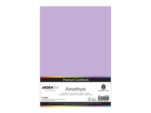 Arden Creative Studio Premium Cardstock Amethyst Purple A4 - 20 Pack