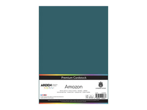 Arden Creative Studio Premium Cardstock Amazon Teal A4 - 20 Pack