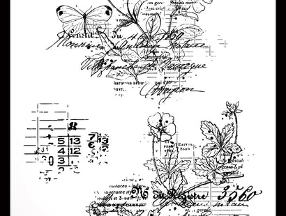 Arden Creative Studio Maker Series Botanical Clusters Clear Stamp Set
