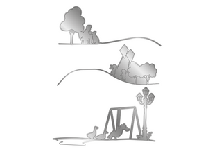 CC Create A Scene Edge'ables- A Day at the Park HSN # 783030