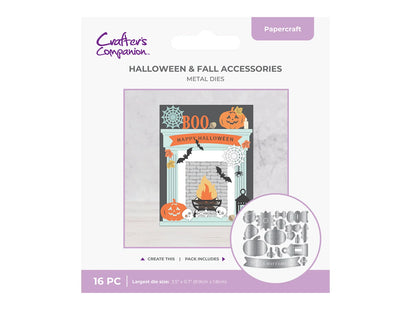 Crafter's Companion Metal Die Set Halloween & Fall Accessories