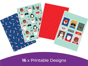 Violet Studios Jolly Holiday - Digital Paper Pad