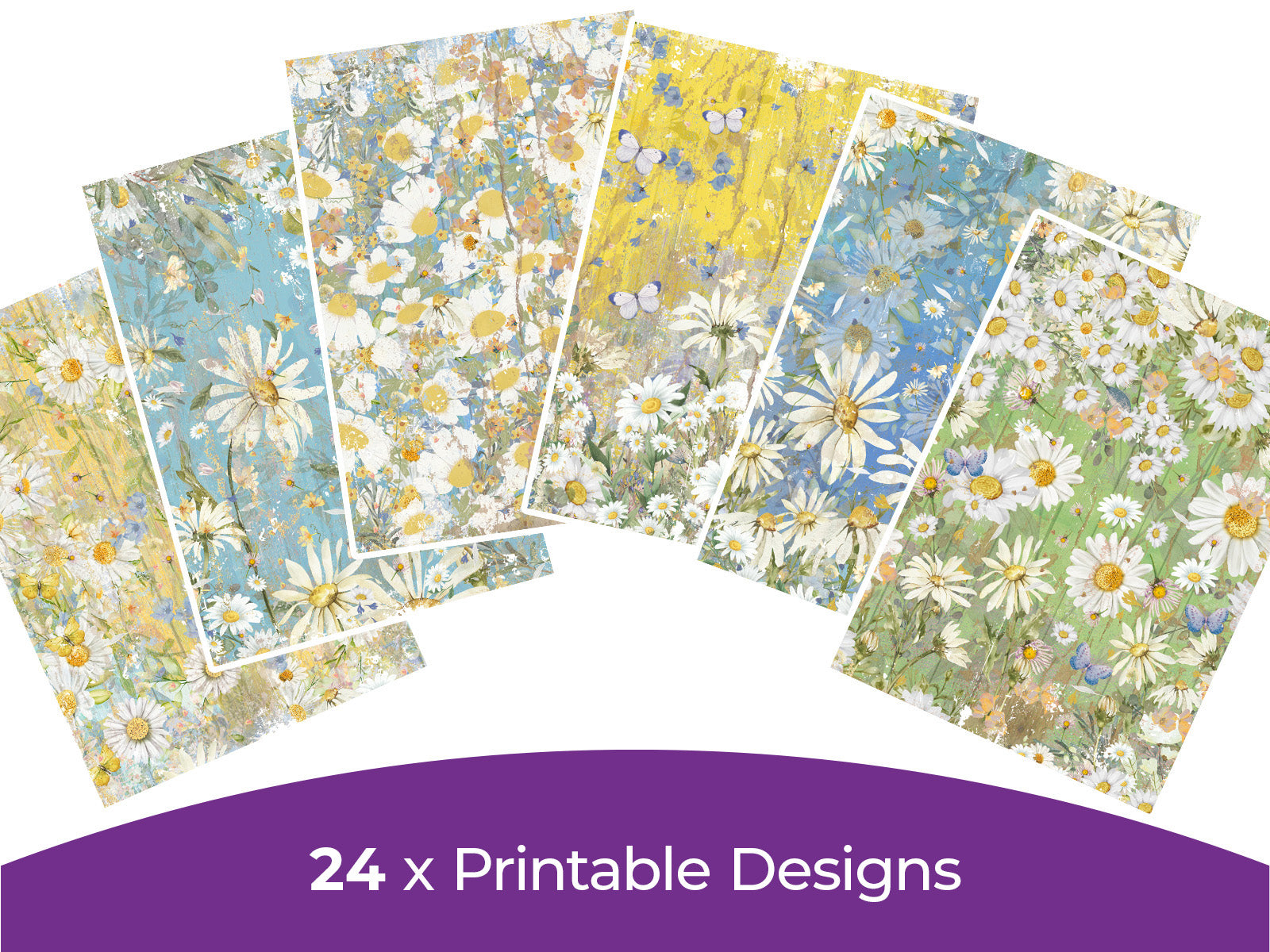 Nature's Garden Delightful Daisies Collection - Digital Bundle
