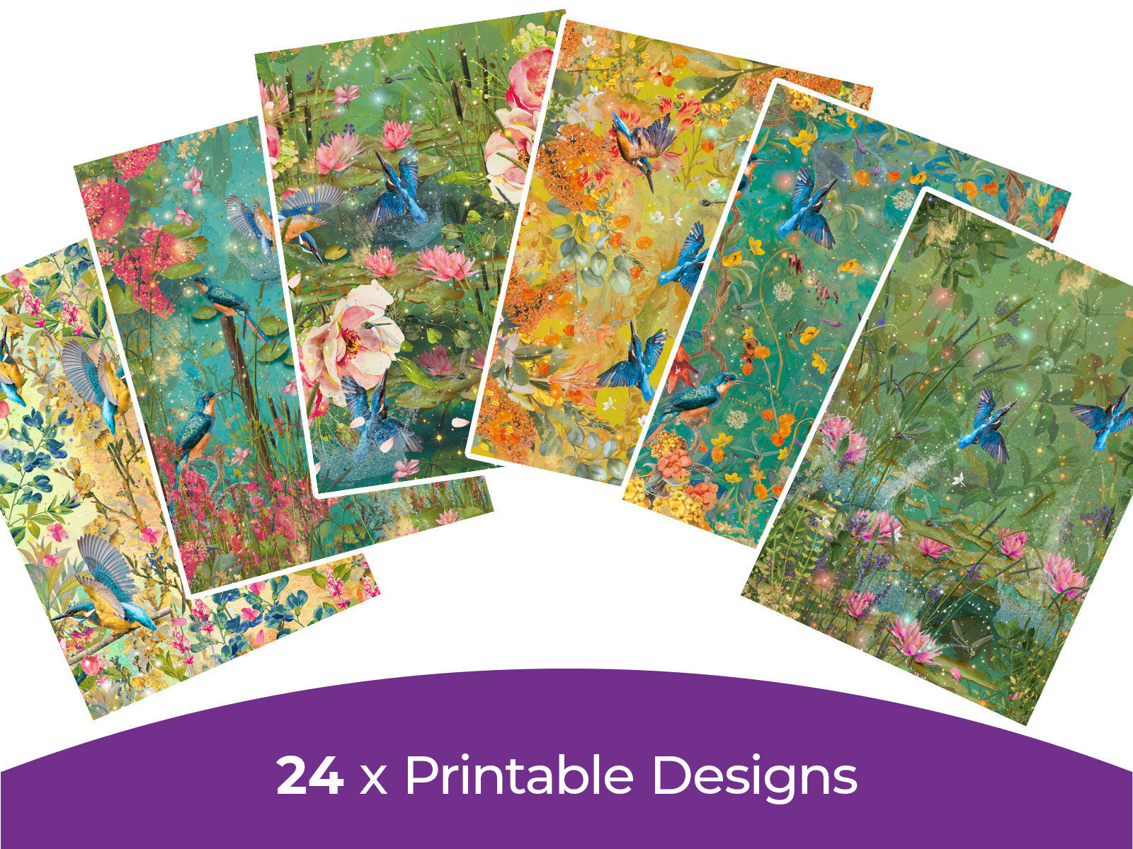 Nature's Garden Kingfisher Collection - Digital Bundle