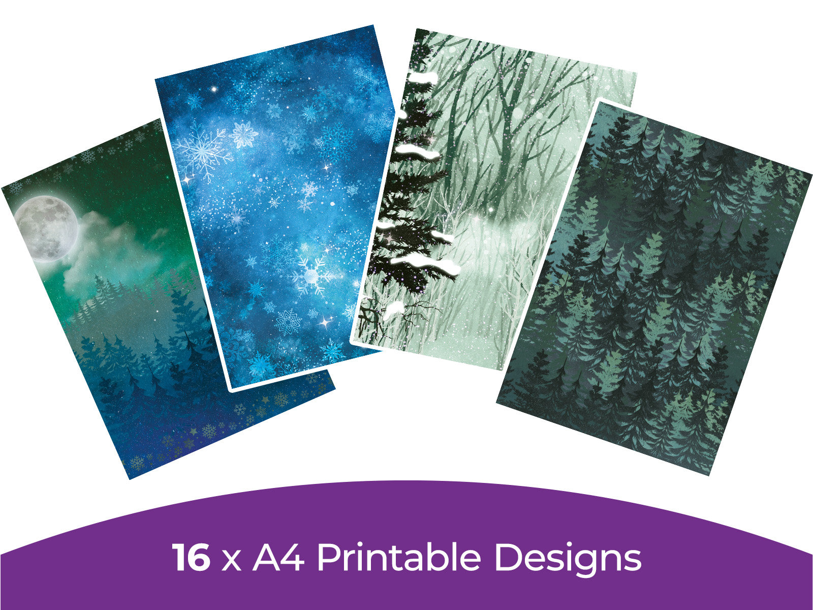 Enchanted Christmas Collection - Digital Paper Pad