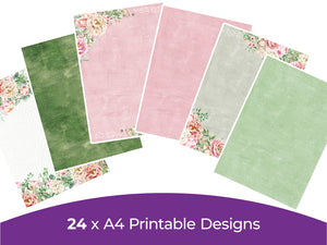 Peony Collection - Digital Paper Pad