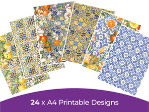Mediterranean Dreams Collection - Digital Paper Pad