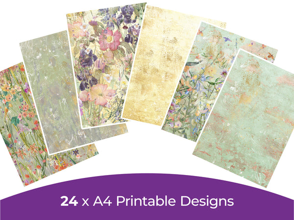 Wildflower Collection - Digital Paper Pad