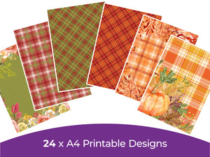 Autumn Blessings Collection - Digital Paper Pad