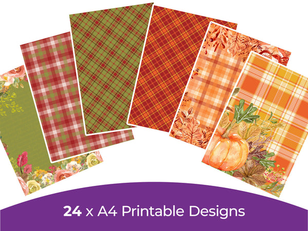 Autumn Blessings Collection - Digital Paper Pad