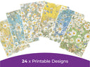 Nature's Garden Delightful Daises Collection - Digital Paper Pad