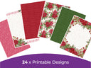Poinsettia Perfection Collection - Digital Paper Pad