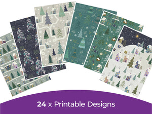 Winter Solstice Collection - Digital Paper Pad