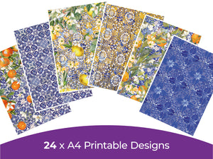 Mediterranean Dreams Collection - Digital Paper Pad