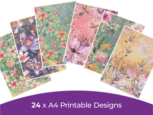 Hummingbird Collection - Digital Paper Pad