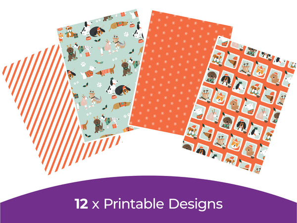 Violet Studios Merry Woofmas - Digital Paper Pad