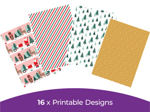 Violet Studios Jolly Holiday - Digital Paper Pad