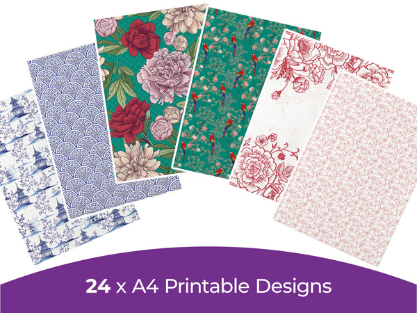 Chinoiserie Collection - Digital Paper Pad