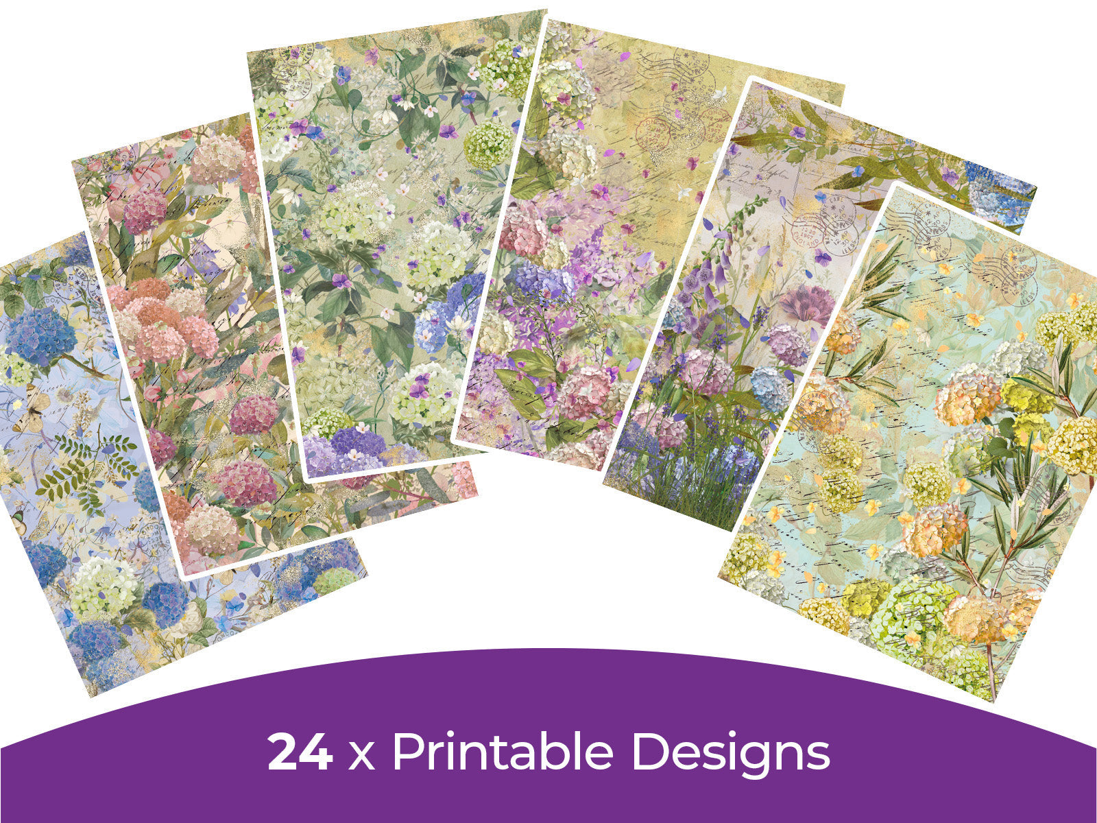 Nature's Garden Hydrangea Collection - Digital Bundle
