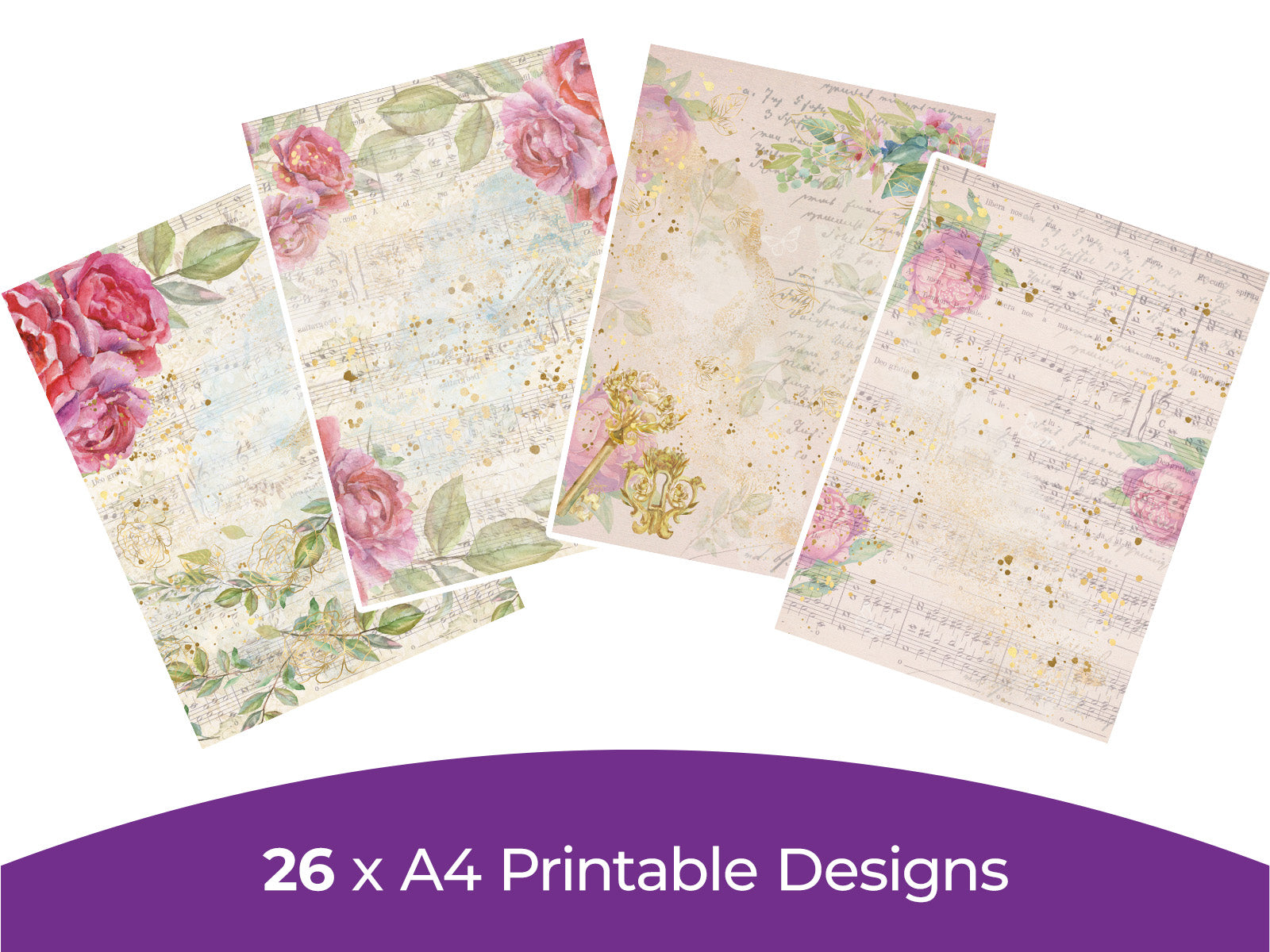 Secret Garden Collection - Digital Paper Pad