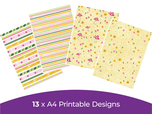 Garden Gnomes Collection - Digital Paper Pad