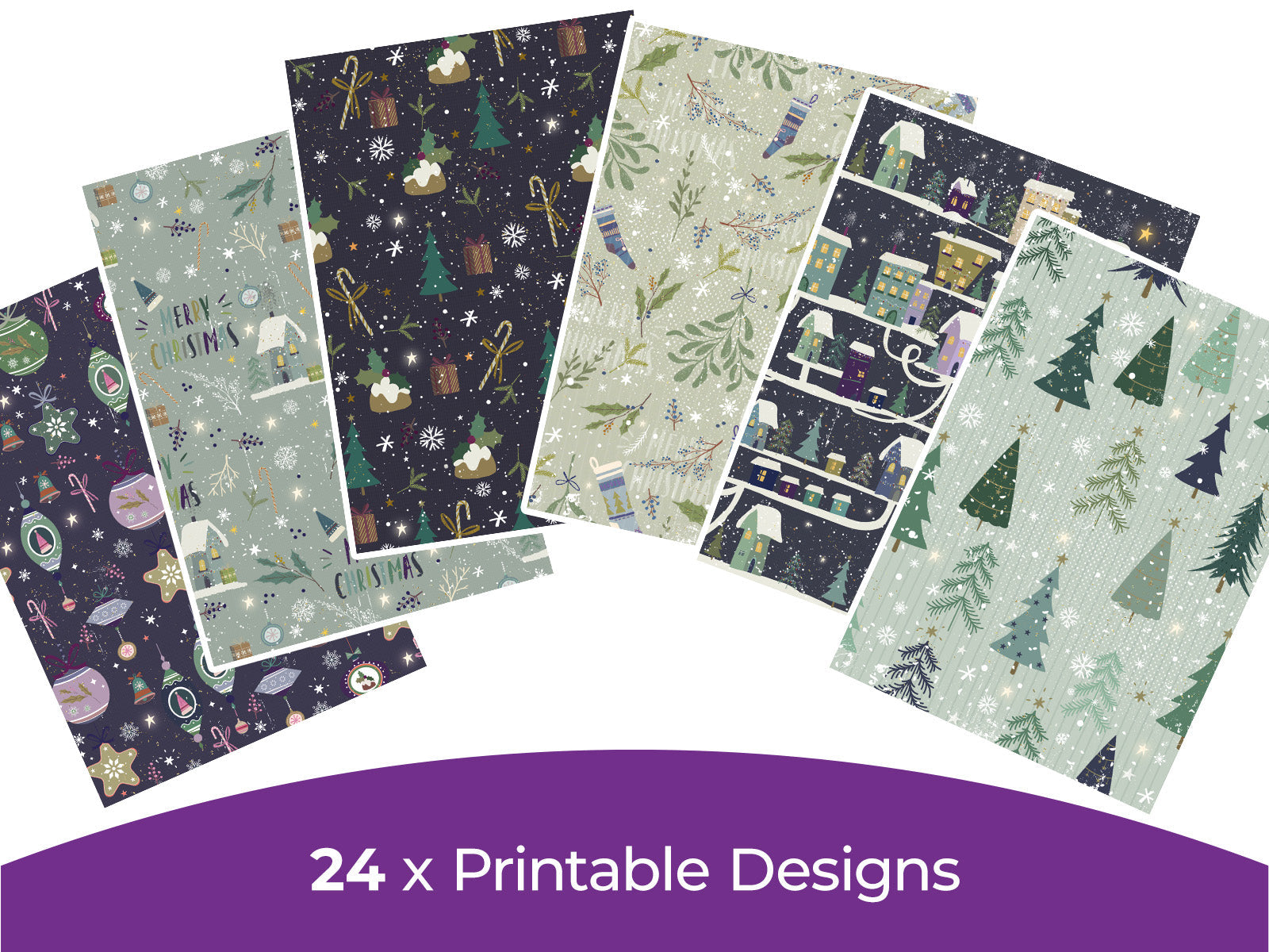 Winter Solstice Collection - Digital Paper Pad